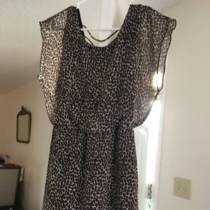 Leopard print dress